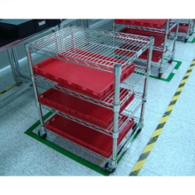 Adjustable NSF Hospital Drugstore Display Storage Bin Rack